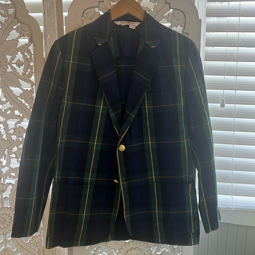 Rowing Blazers Green Tartan Blazer